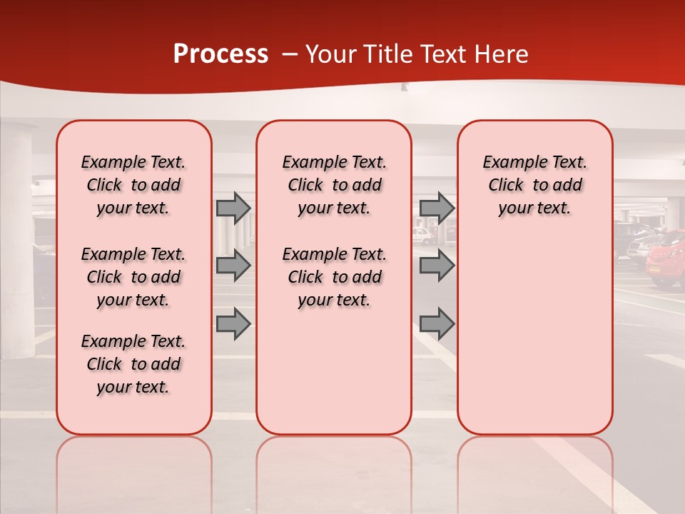 Red Transport Large PowerPoint Template