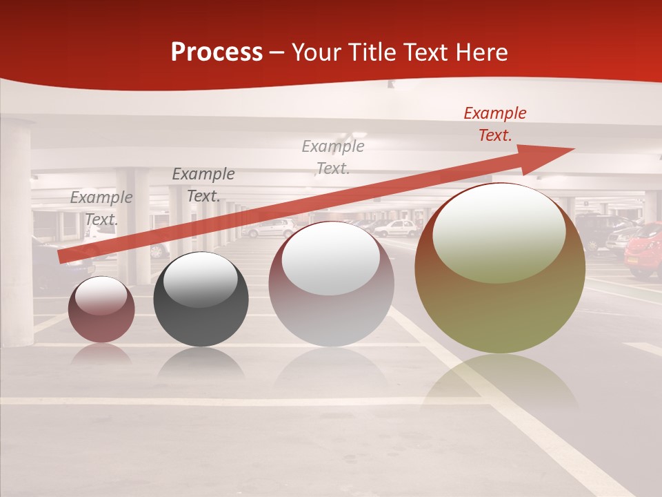 Red Transport Large PowerPoint Template