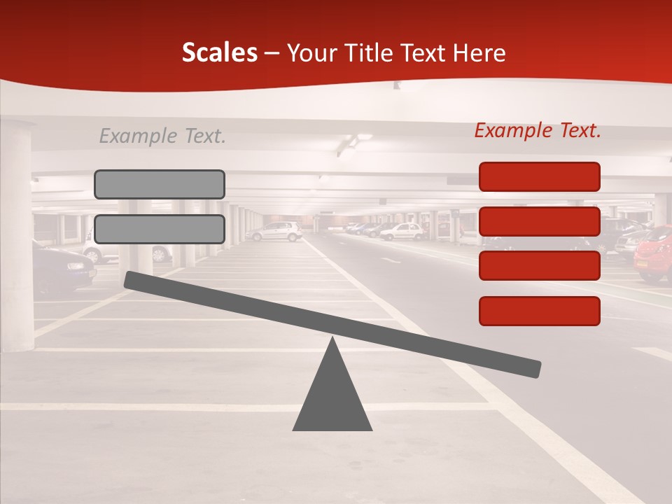 Red Transport Large PowerPoint Template