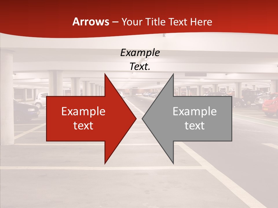 Red Transport Large PowerPoint Template
