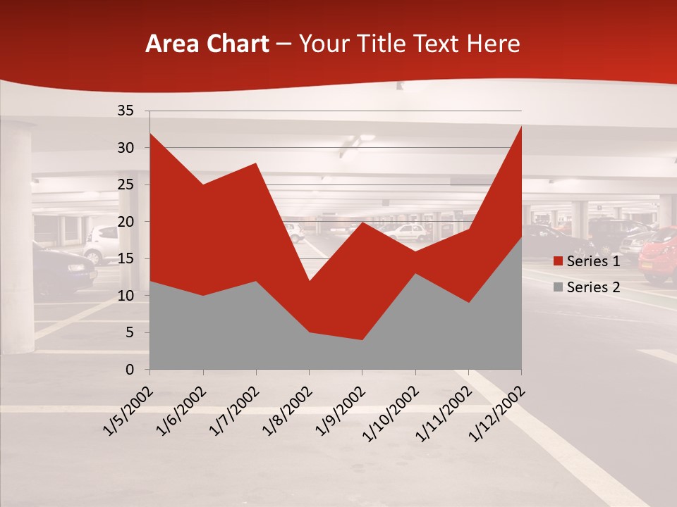 Red Transport Large PowerPoint Template