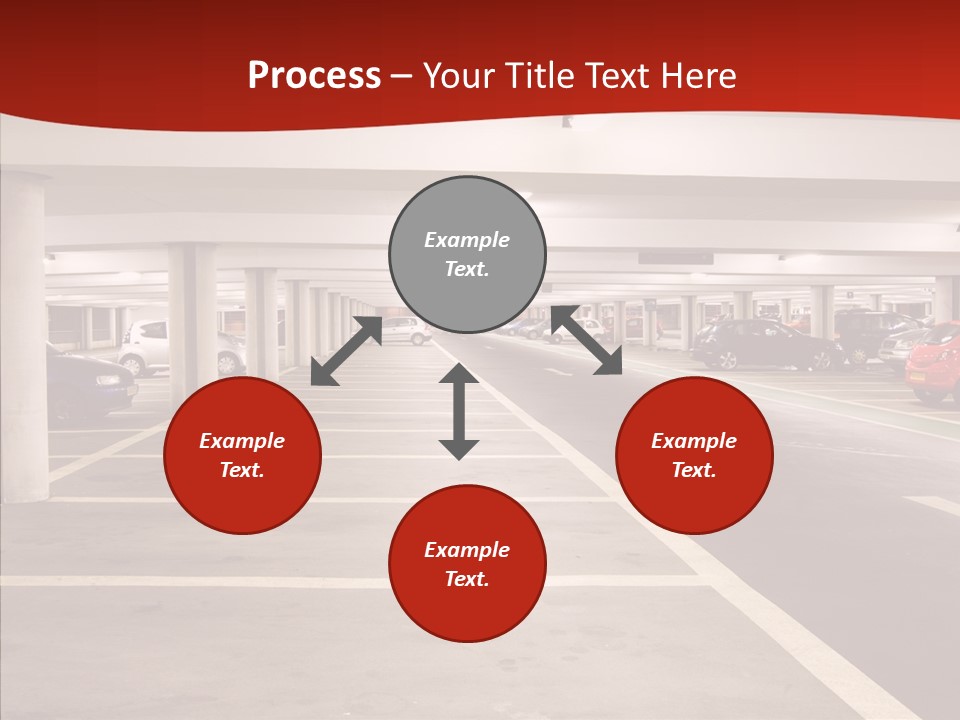 Red Transport Large PowerPoint Template