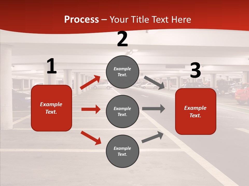 Red Transport Large PowerPoint Template