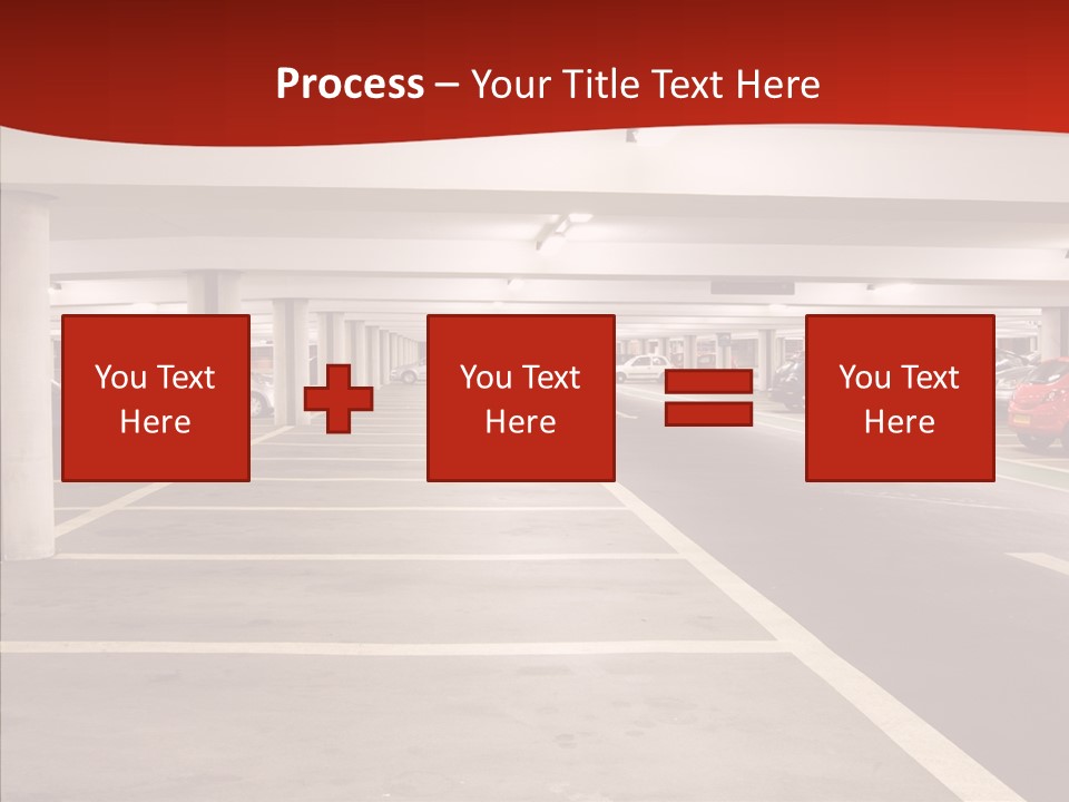 Red Transport Large PowerPoint Template
