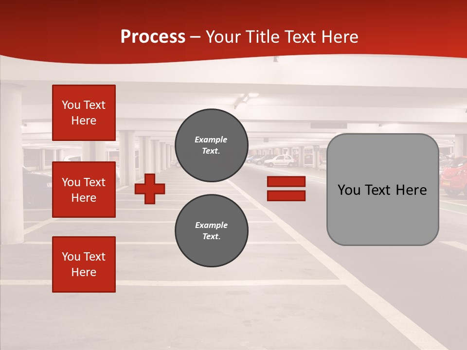 Red Transport Large PowerPoint Template