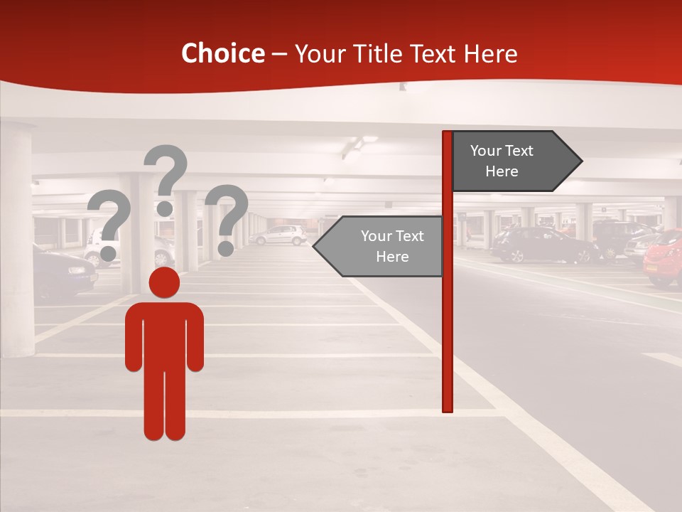 Red Transport Large PowerPoint Template