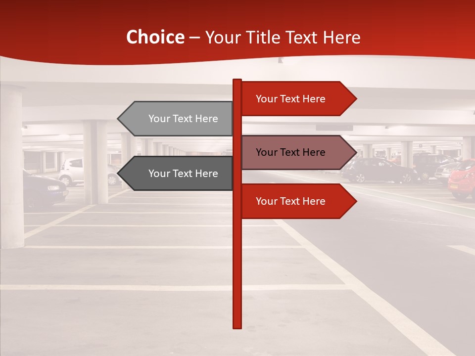 Red Transport Large PowerPoint Template