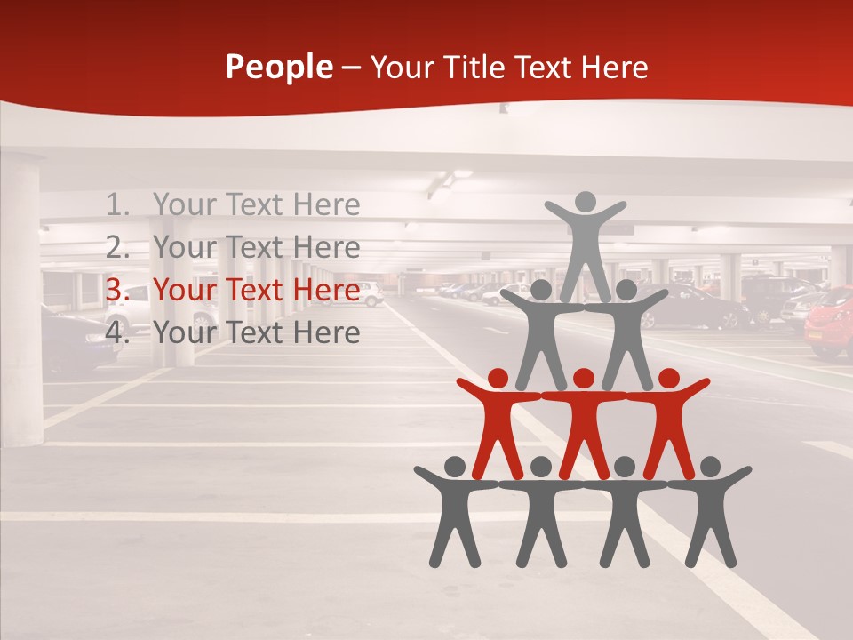 Red Transport Large PowerPoint Template