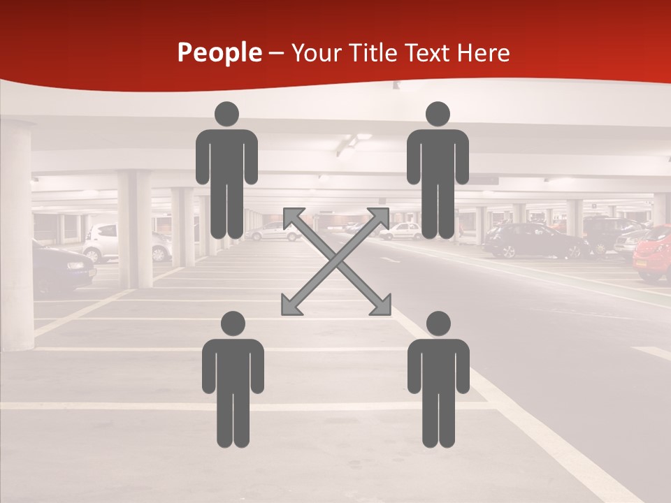 Red Transport Large PowerPoint Template