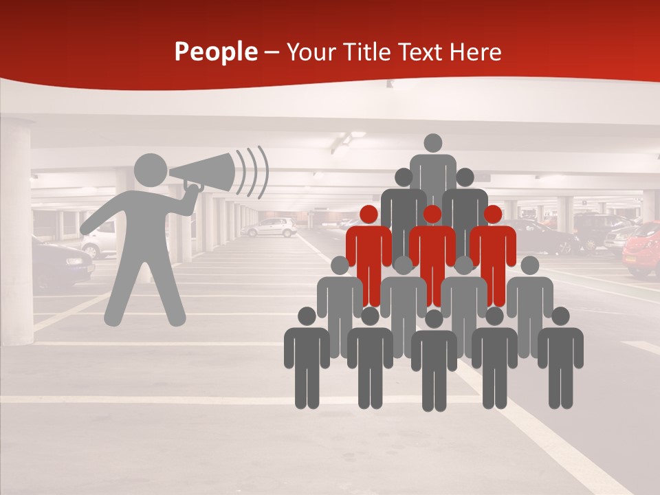 Red Transport Large PowerPoint Template