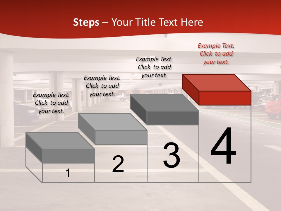 Red Transport Large PowerPoint Template