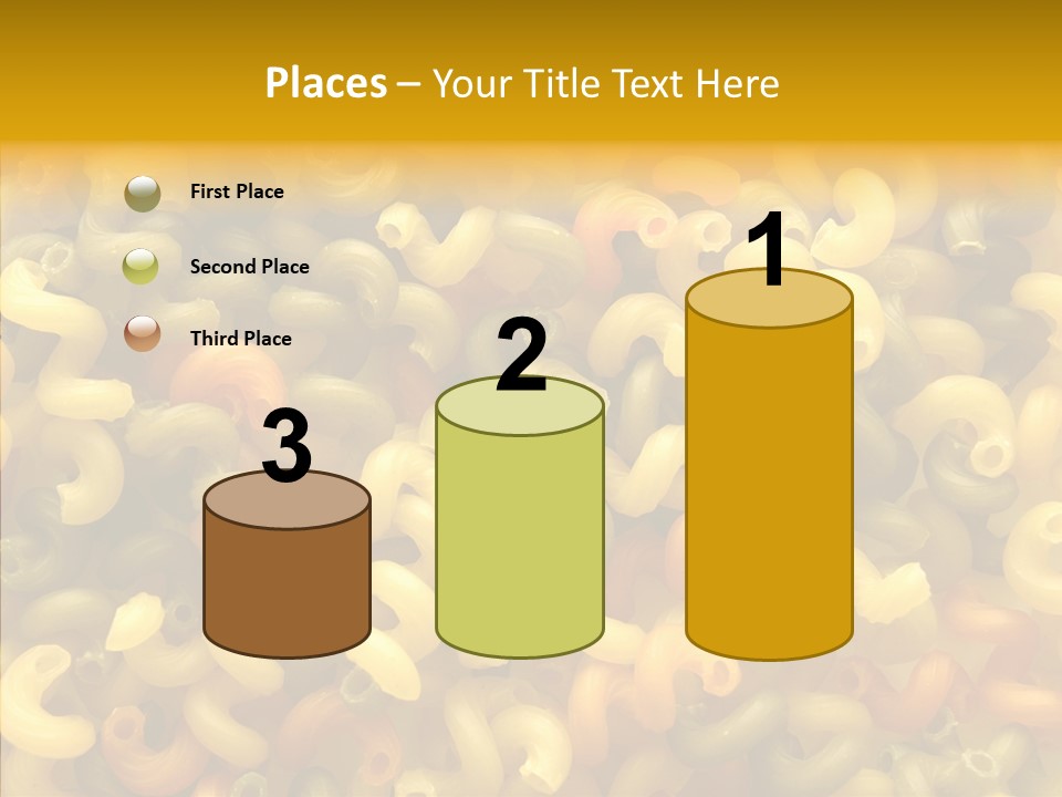 Pasta Close Up Green PowerPoint Template