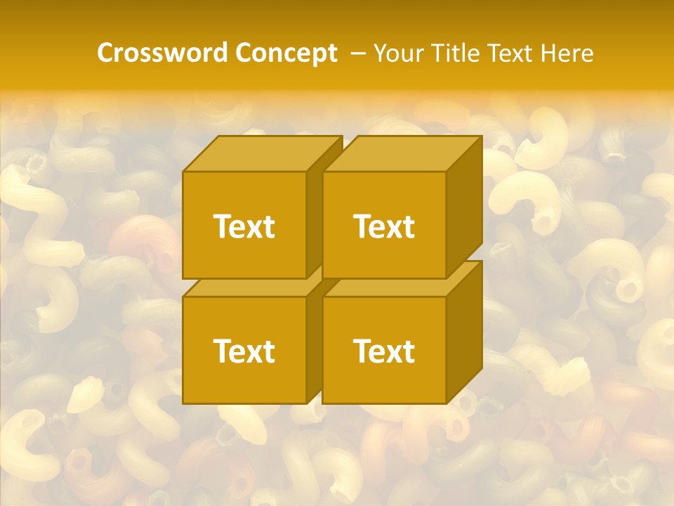 Pasta Close Up Green PowerPoint Template