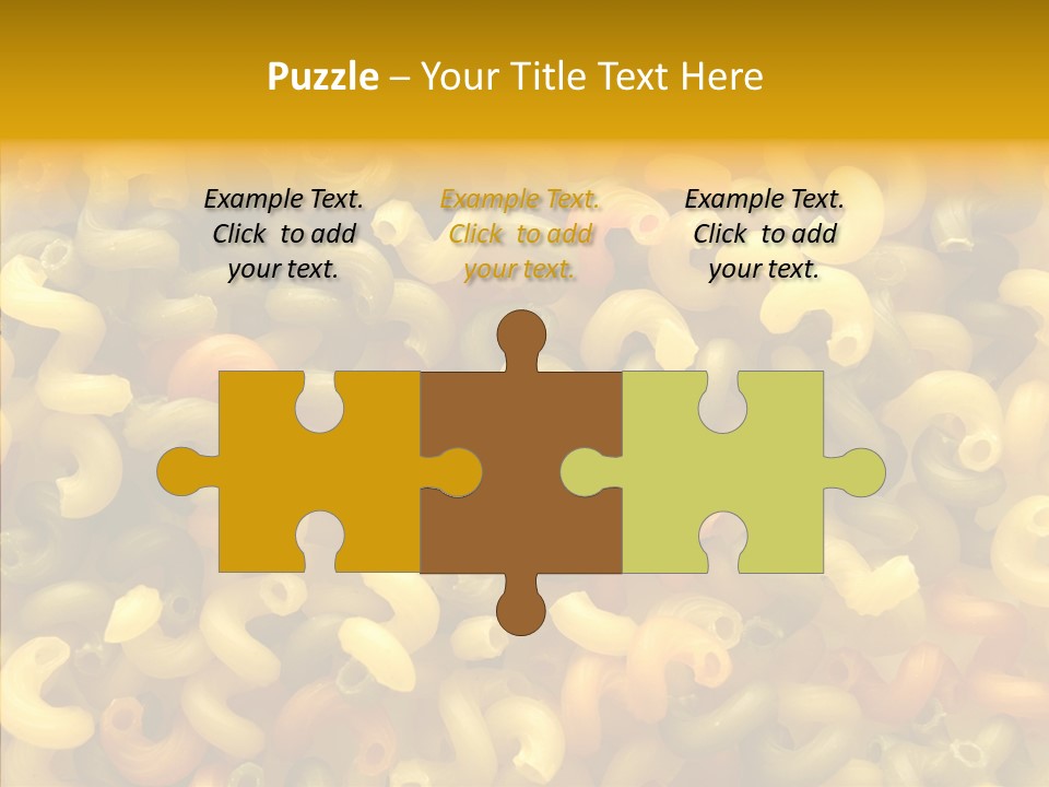 Pasta Close Up Green PowerPoint Template