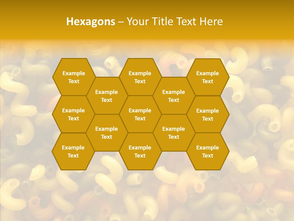 Pasta Close Up Green PowerPoint Template