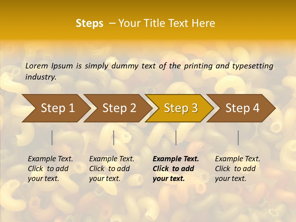 Pasta Close Up Green PowerPoint Template