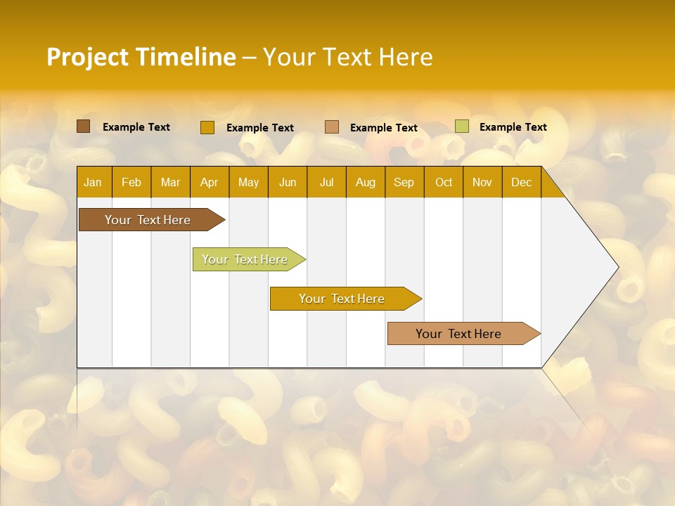 Pasta Close Up Green PowerPoint Template