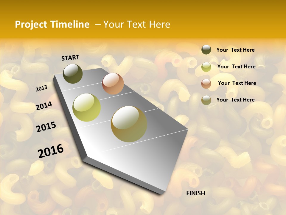 Pasta Close Up Green PowerPoint Template