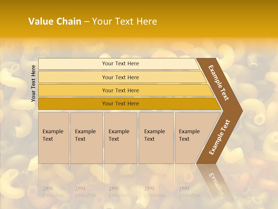 Pasta Close Up Green PowerPoint Template