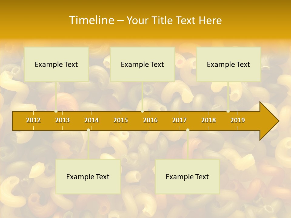 Pasta Close Up Green PowerPoint Template