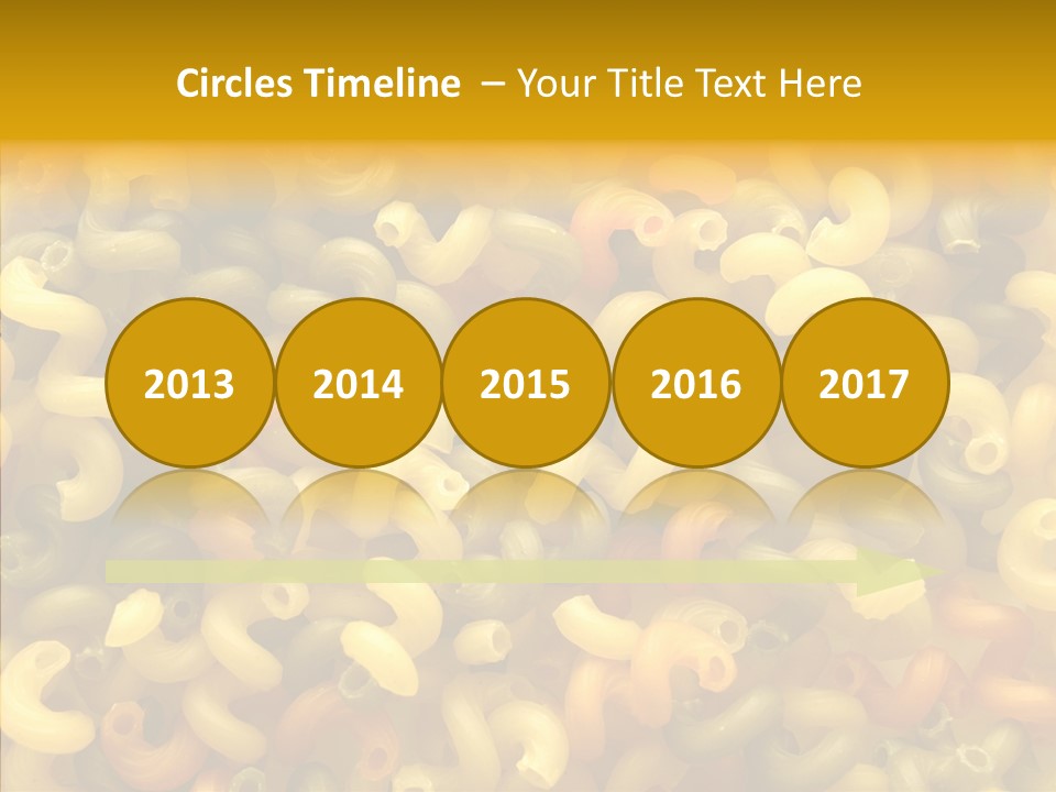 Pasta Close Up Green PowerPoint Template