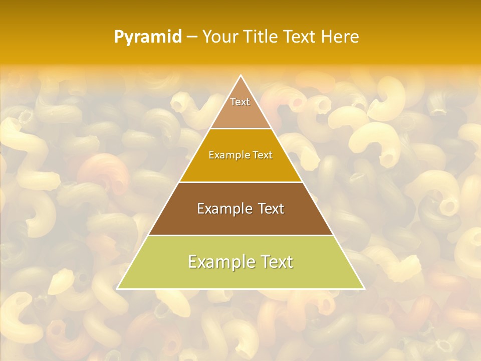 Pasta Close Up Green PowerPoint Template