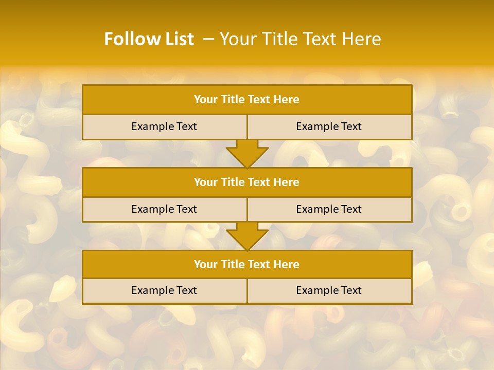 Pasta Close Up Green PowerPoint Template