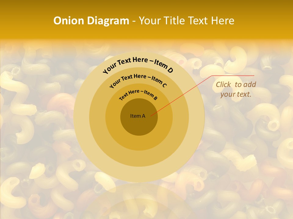 Pasta Close Up Green PowerPoint Template