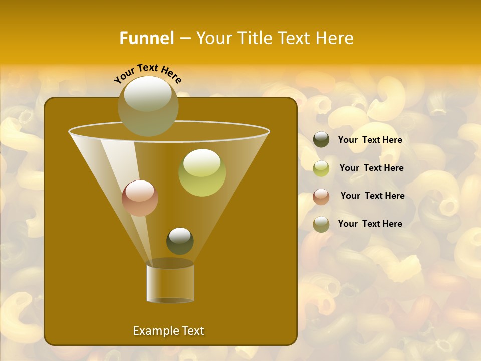 Pasta Close Up Green PowerPoint Template