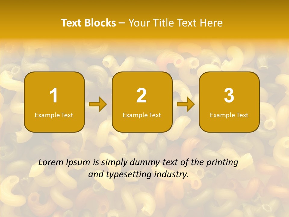 Pasta Close Up Green PowerPoint Template
