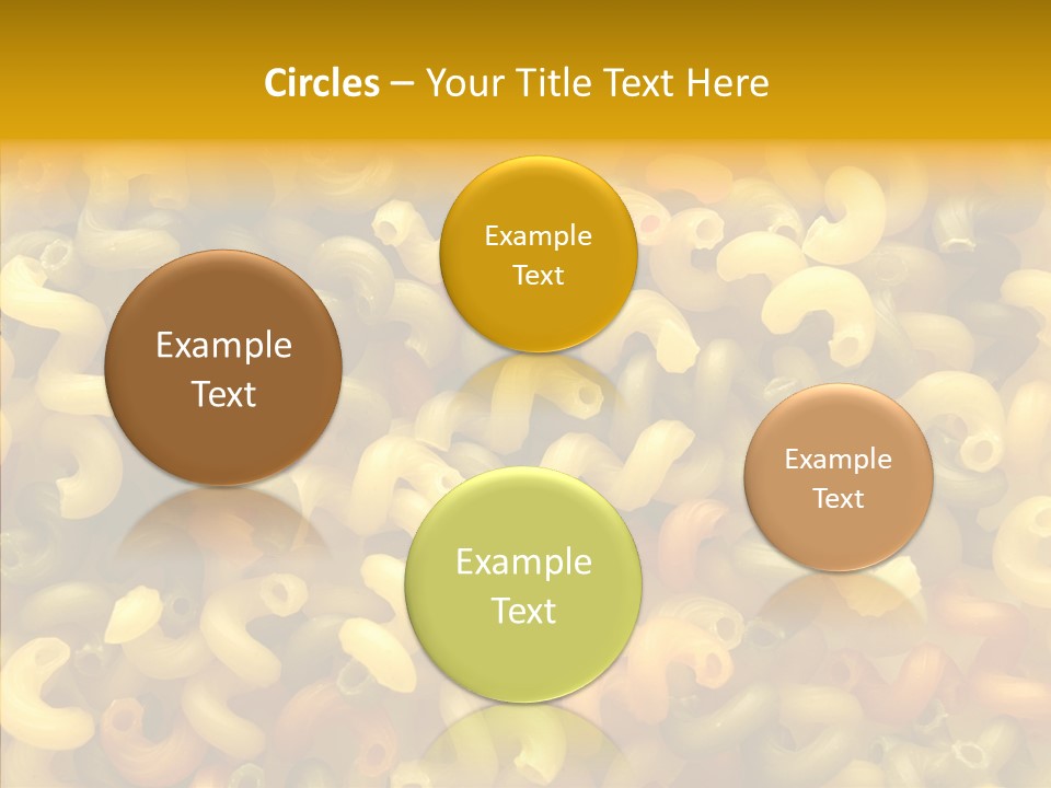 Pasta Close Up Green PowerPoint Template