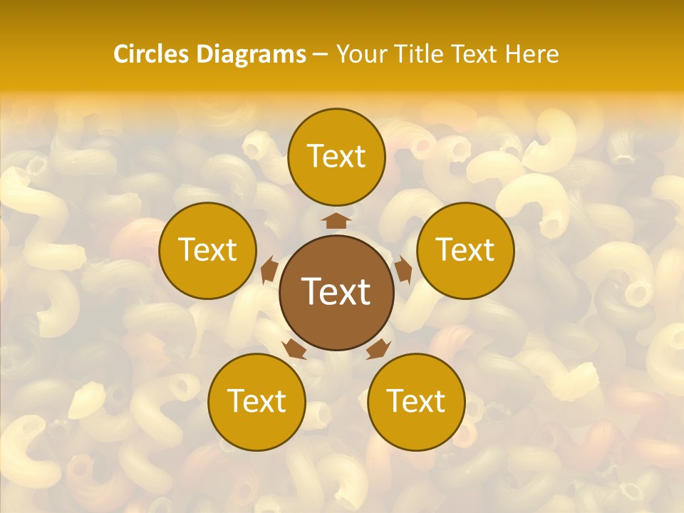 Pasta Close Up Green PowerPoint Template