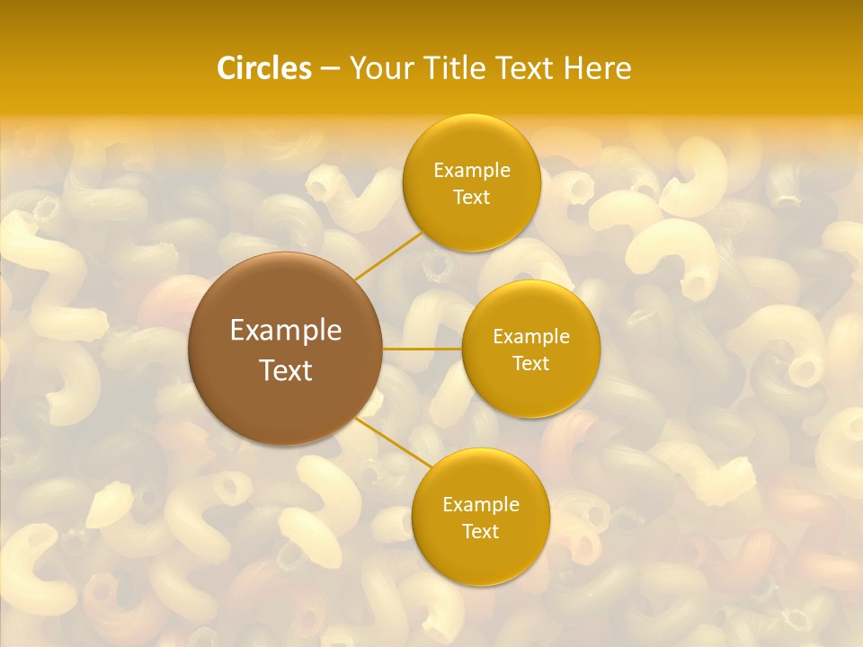 Pasta Close Up Green PowerPoint Template