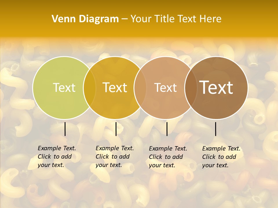 Pasta Close Up Green PowerPoint Template