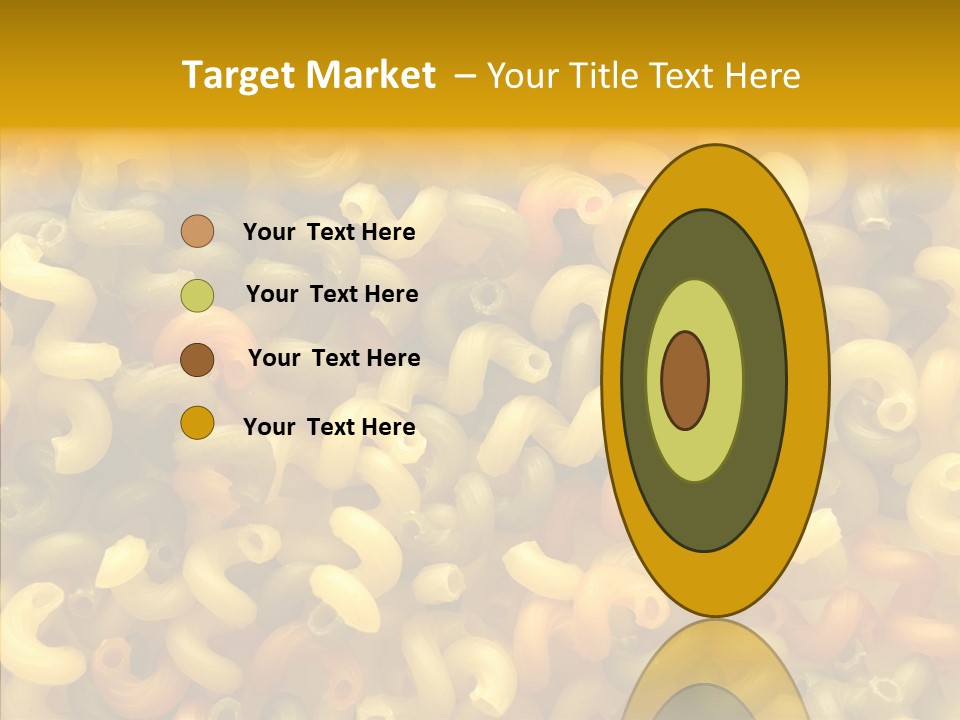 Pasta Close Up Green PowerPoint Template