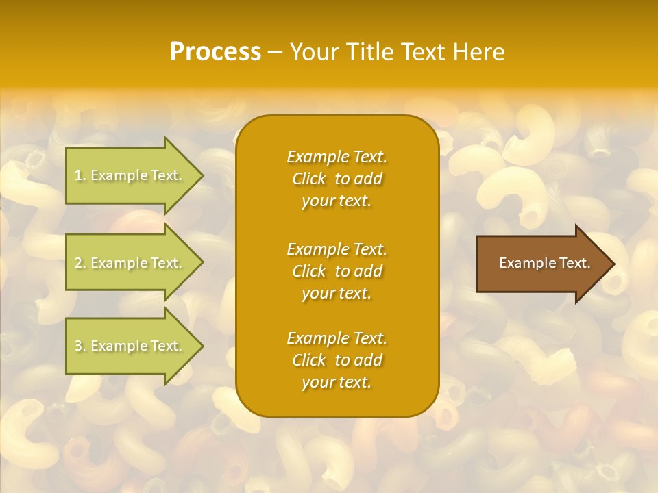 Pasta Close Up Green PowerPoint Template