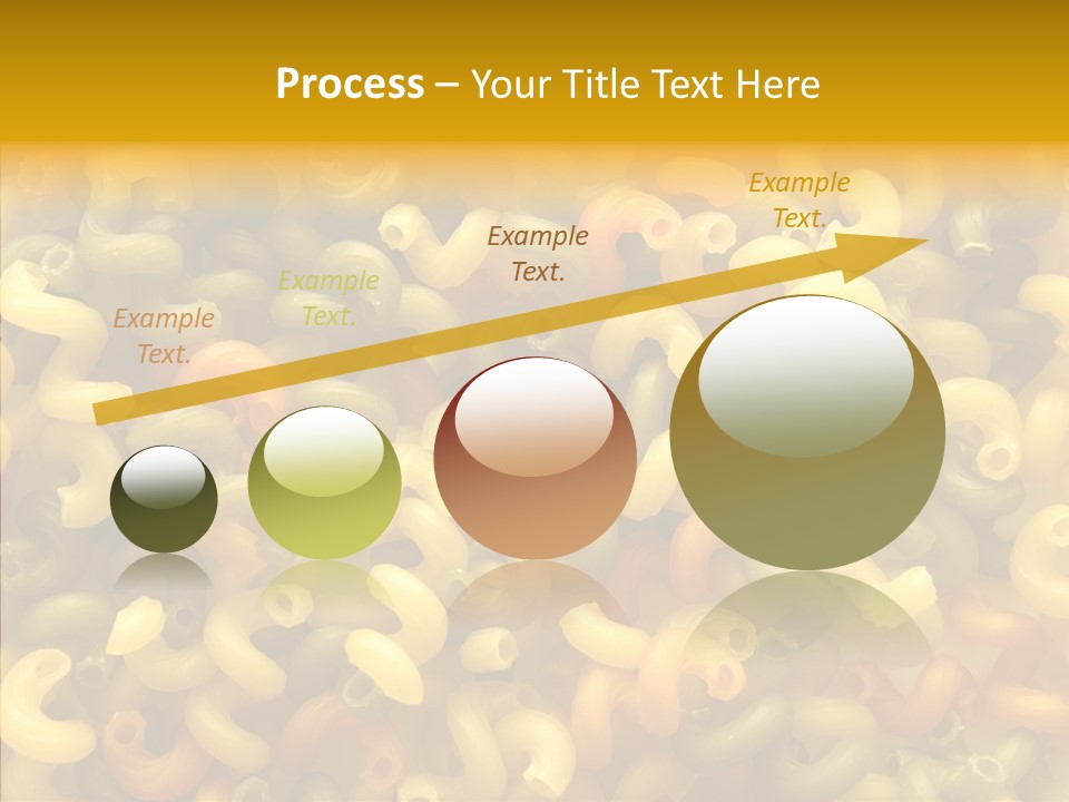 Pasta Close Up Green PowerPoint Template