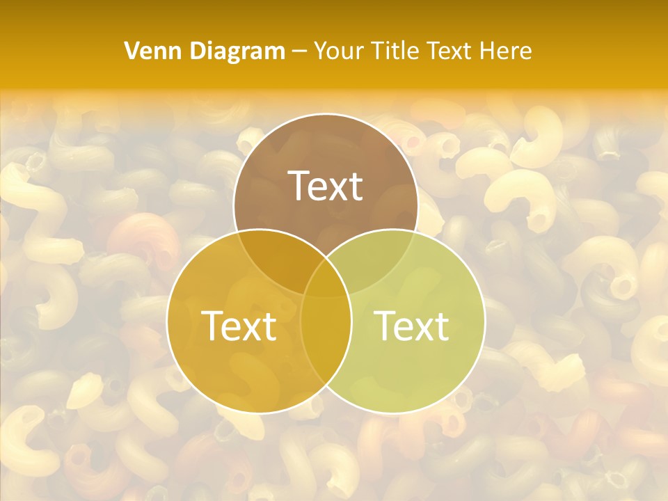 Pasta Close Up Green PowerPoint Template