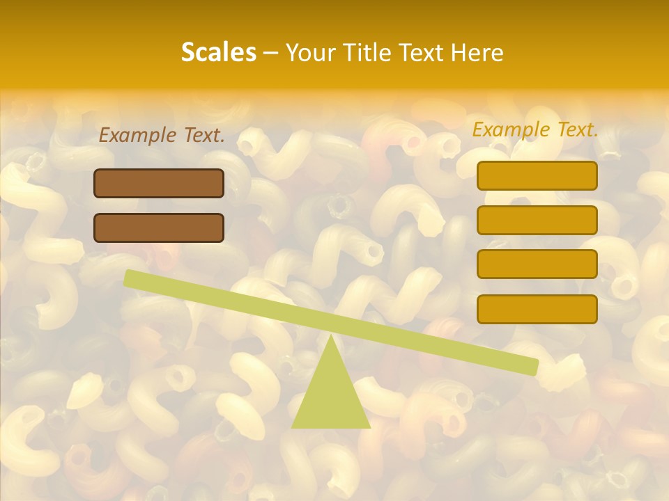Pasta Close Up Green PowerPoint Template