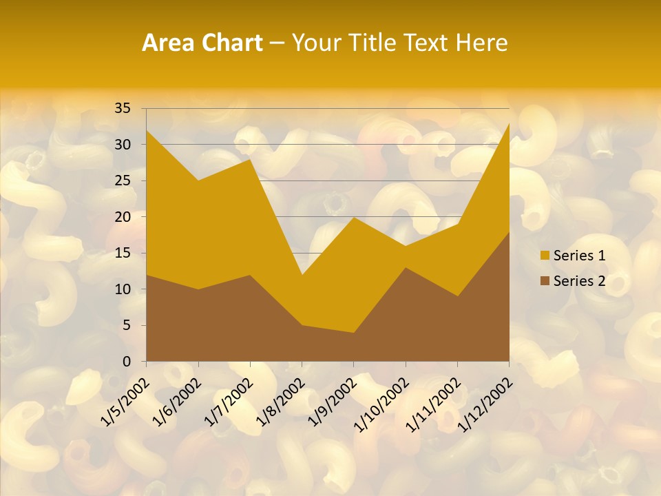Pasta Close Up Green PowerPoint Template