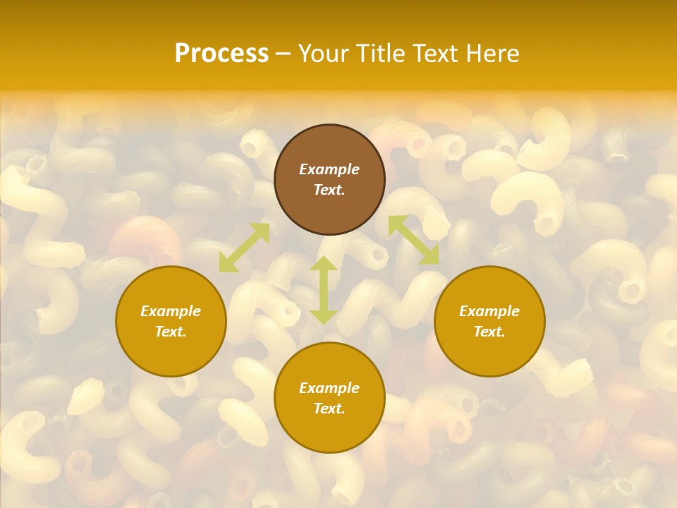 Pasta Close Up Green PowerPoint Template