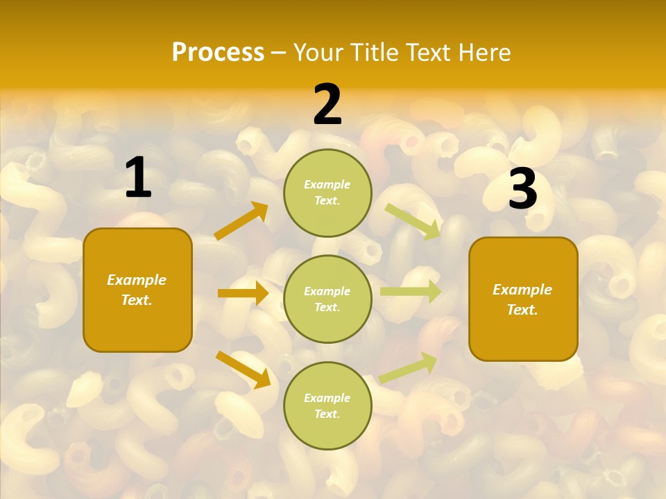 Pasta Close Up Green PowerPoint Template