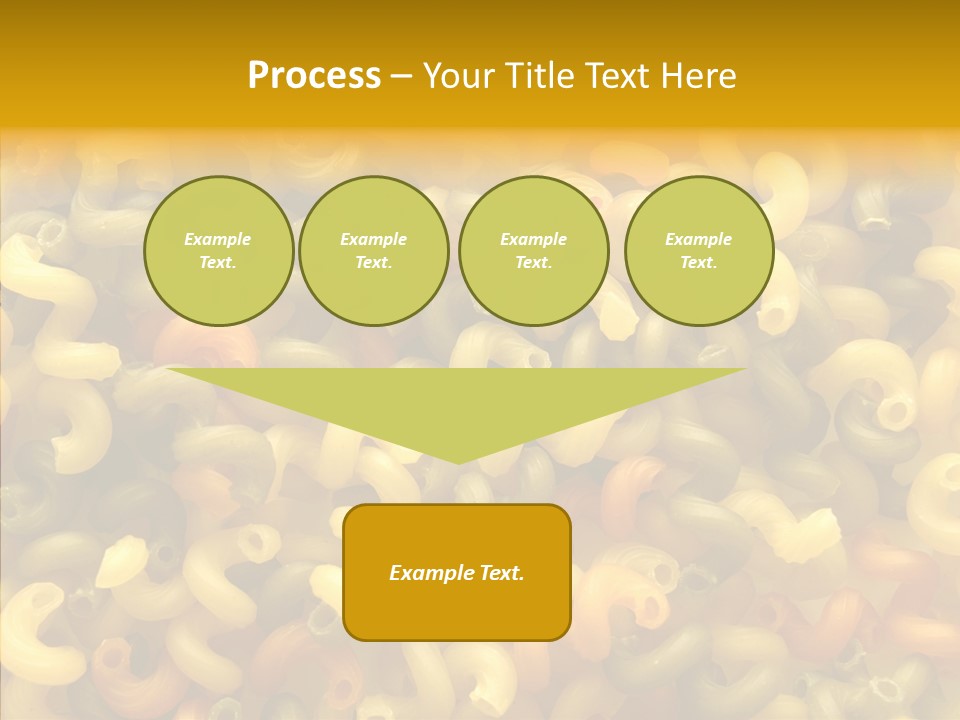 Pasta Close Up Green PowerPoint Template