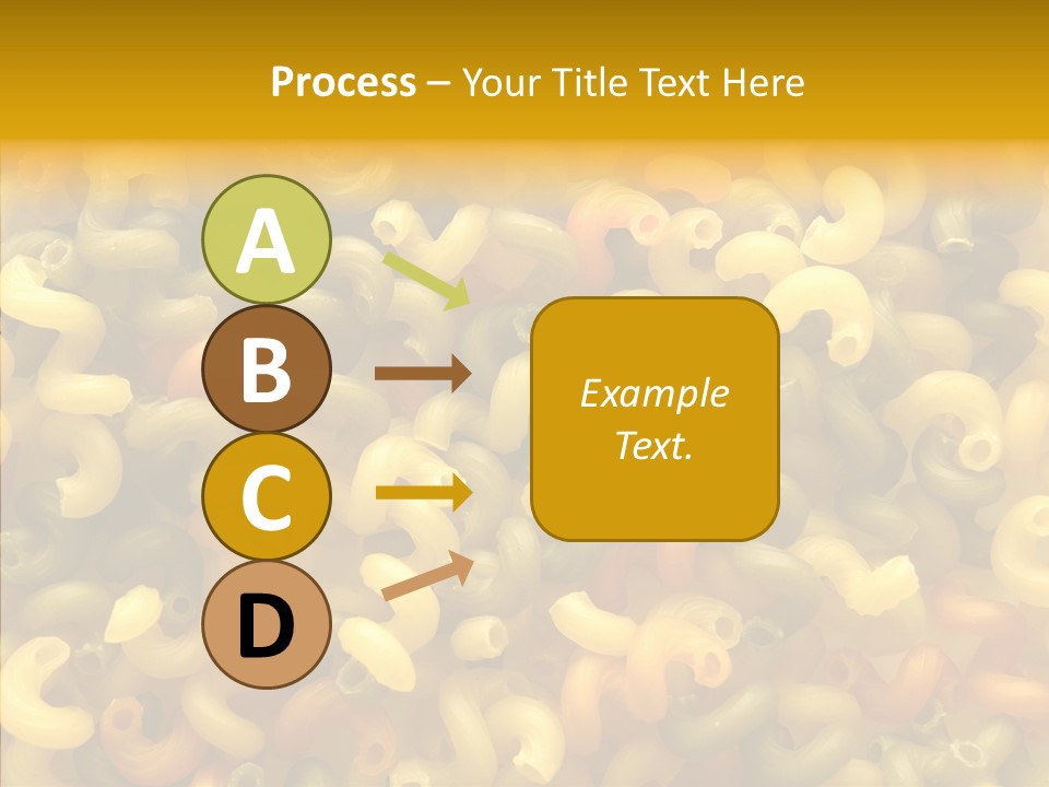 Pasta Close Up Green PowerPoint Template