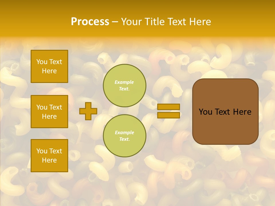 Pasta Close Up Green PowerPoint Template
