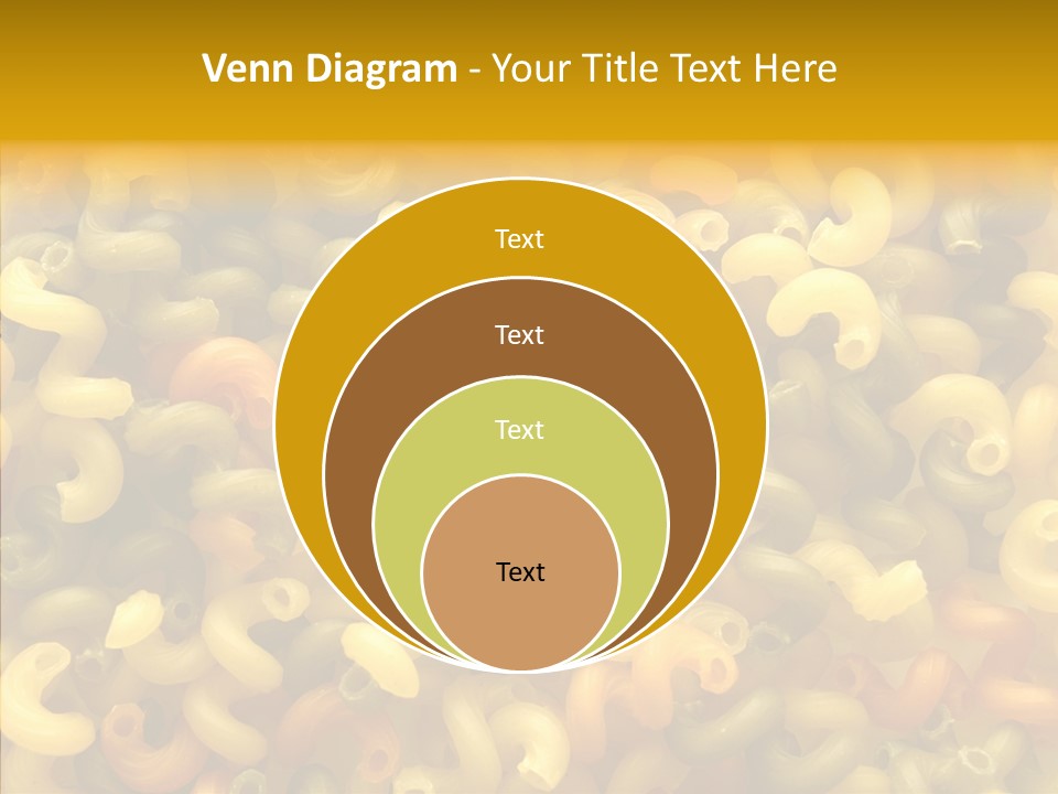 Pasta Close Up Green PowerPoint Template