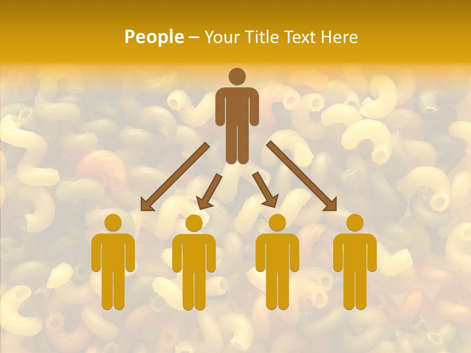 Pasta Close Up Green PowerPoint Template