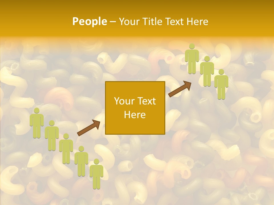 Pasta Close Up Green PowerPoint Template