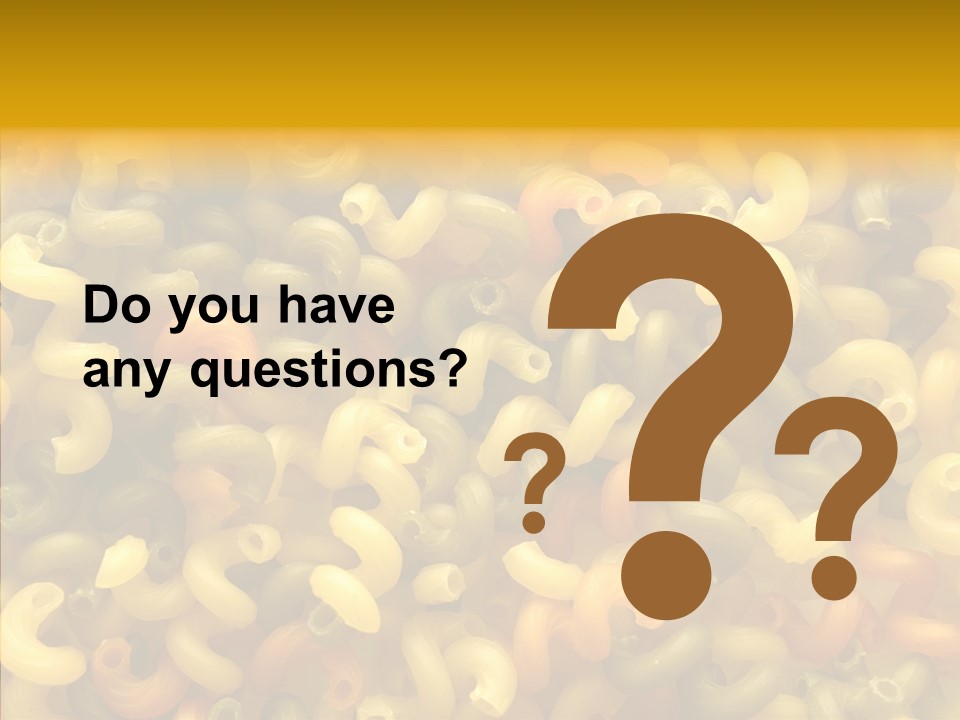 Pasta Close Up Green PowerPoint Template