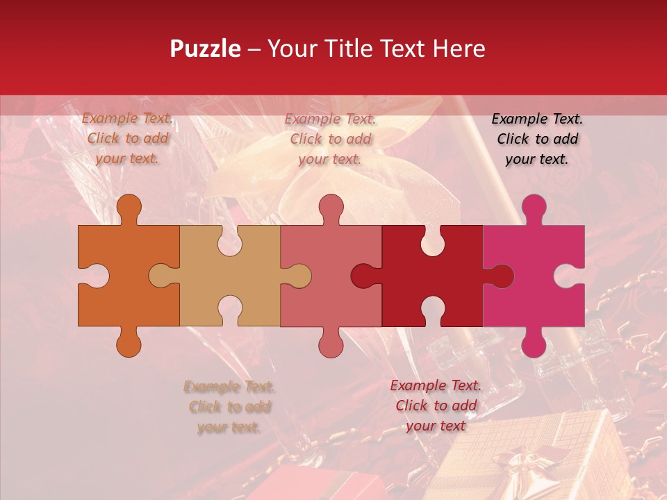 Box Luxury Gift PowerPoint Template